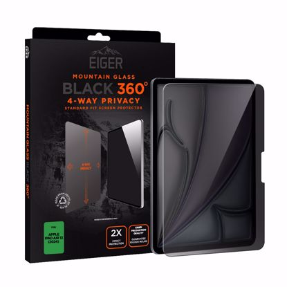 Picture of Eiger Eiger Mountain Black Privacy 360 Tablet Screen Protector GRS for iPad Air 13 (2025) / (2024)